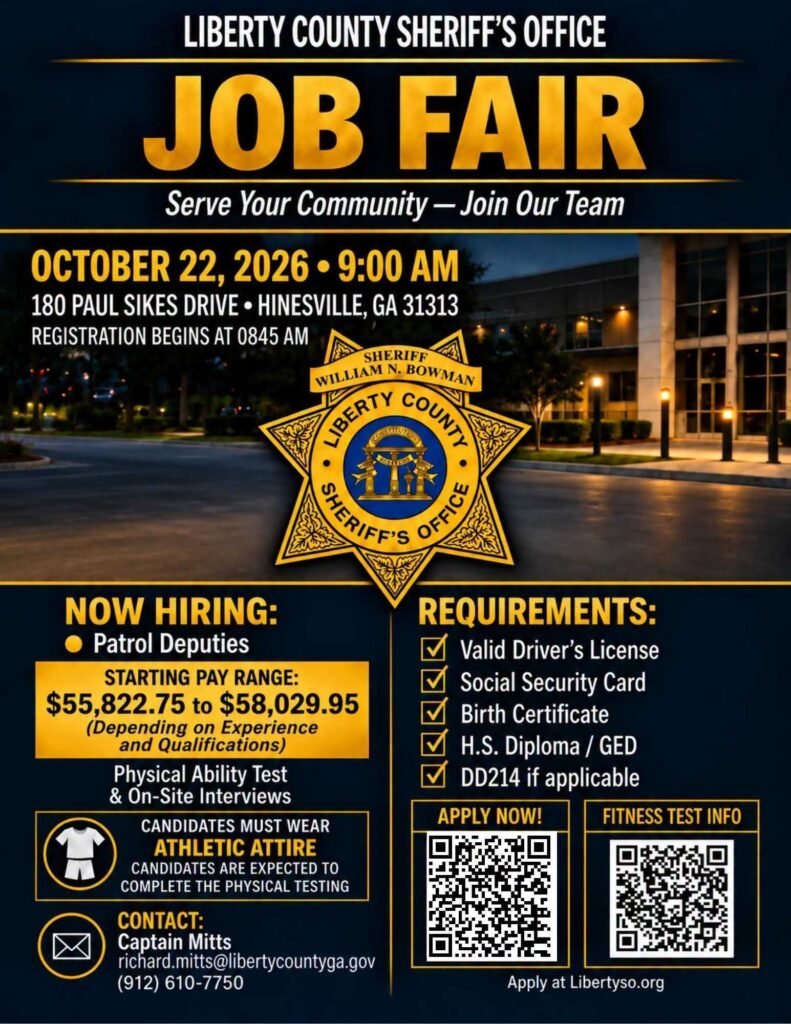 Job Fair Liberty County Sheriffs Offic 791x1024